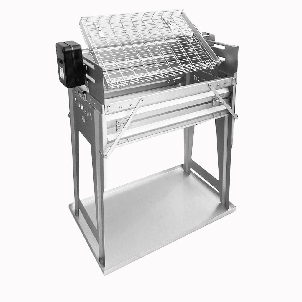 MadKon 600S Braai Flat Basket and Skewer Rotisserie - OZ Braai