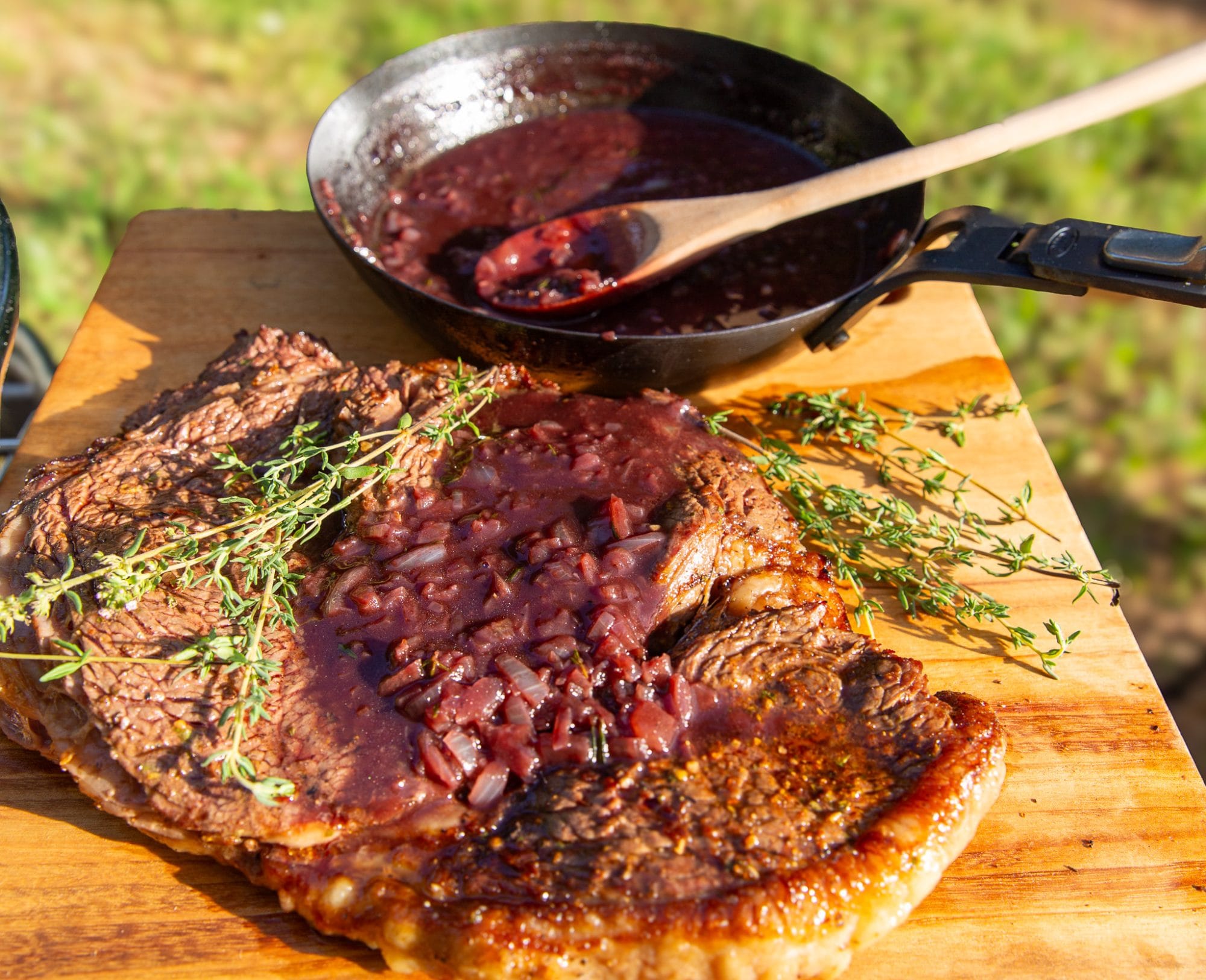 RUMP with SHIRAZ STEAK SAUCE – A TRUE AUSSIE & SOUTH AFRICAN BRAAI CELEBRATION