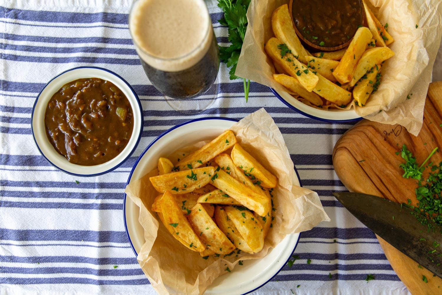 St Patrick's Day Irish Curry Chips